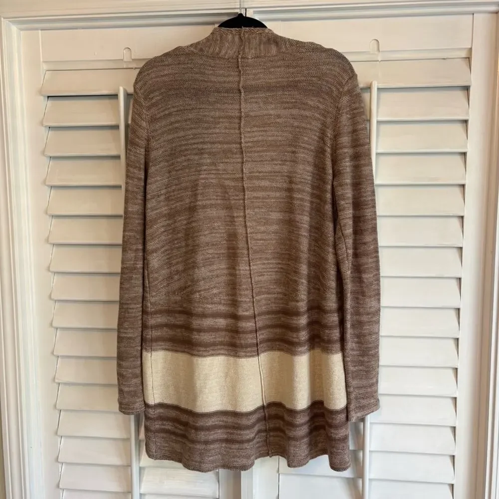 Cato Tan And Cream Cardigan‎ Size Large